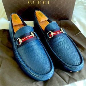 Gucci Drivers in Blue (loafers)